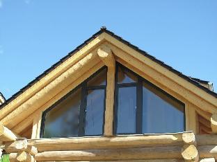 Wooden chalet with terrace