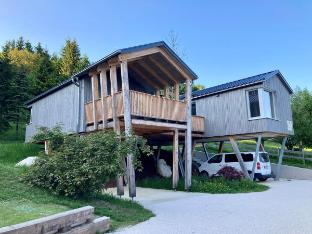 Modern mountain chalet with huge private garden